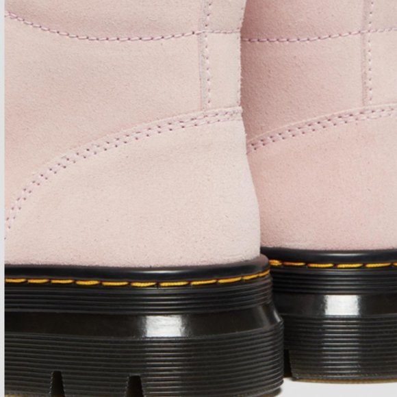 Dr, MARTEN'S COMBS WOMEN SUEDE CASUAL BOOTS PINK HI SUEDE WP / 27342279 - Picture 7 of 9